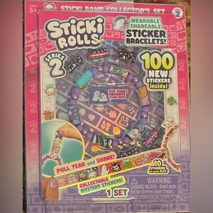 New Sky Castle Sticki Rolls Series 2 Wearable Sticker Bracelet Kit - Purple